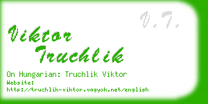 viktor truchlik business card